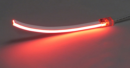 punainen taipuisa led 500px